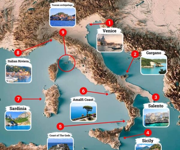 Olaszország nyaralási ötletek olcsó repülőjegyek Olaszországba